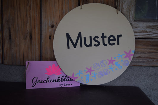 Holzschild